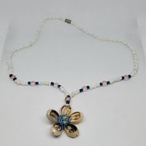 Seashell Flower Necklace